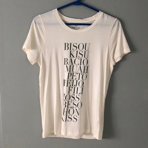 J. Crew graphic tee